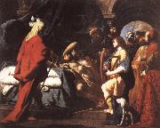 Giovanni Battista Spinelli David Soothing Saul's Anguishwith His Harp oil painting artist